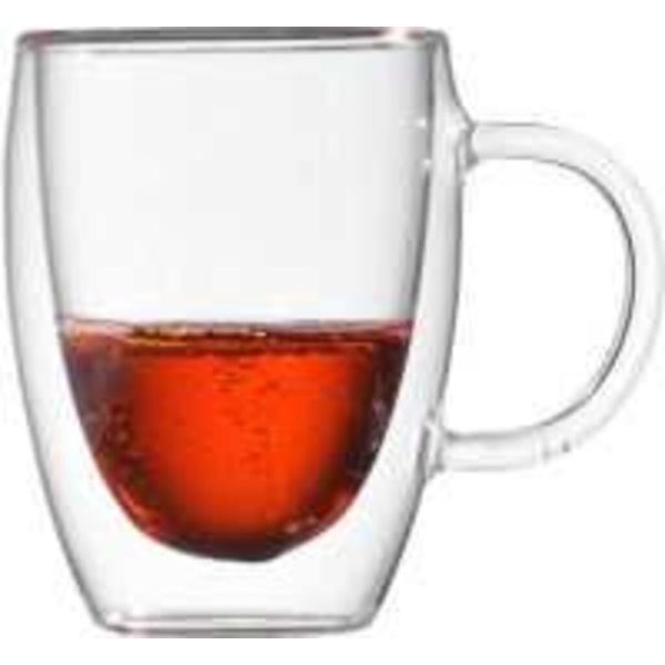 Кружка 350 мл Classic прозрачная d 8,2 см h11,5 см термостекло P.L. [1]