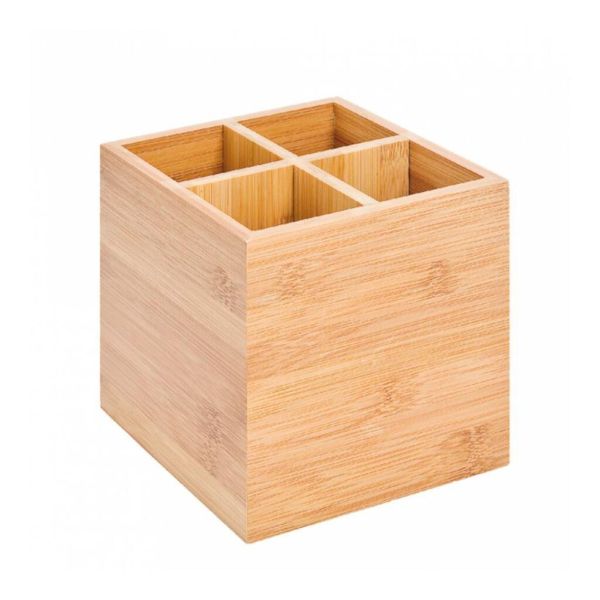 Контейнер для столовых приборов 4 отд., бамбук, 15*15*15 см, Garcia de Pou