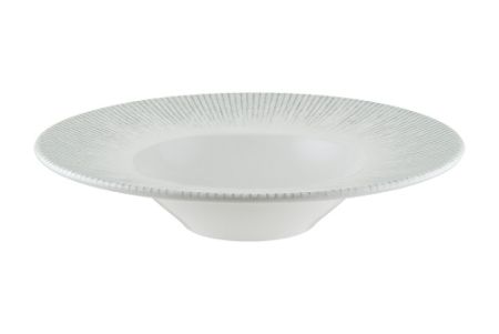 Тарелка для пасты d=280 мм.  400 мл. Ирис Серый, форма Банкет Bonna /1/6/396 ВДОХНОВЕНИЕ