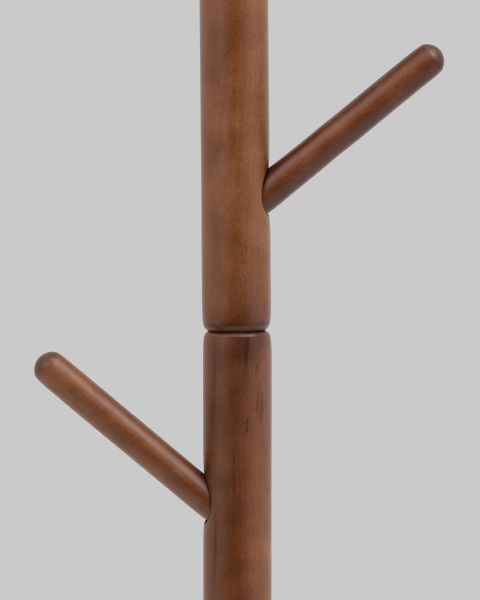 Вешалка напольная Hook темное дерево