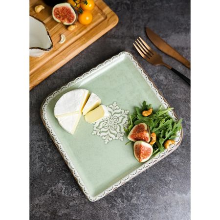 Тарелка квадратная 23*23 см Rome By Bone Innovation [1]