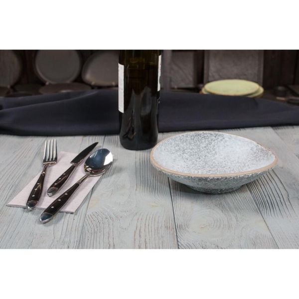 Салатник 450 мл 19,5*17,5 см h5/4,3 см Side Up Stone Untouched Taiga P.L. Proff Cuisine [6]