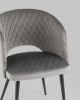 Стул-кресло Дарелл велюр серый