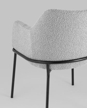 Стул Кози ткань букле серый