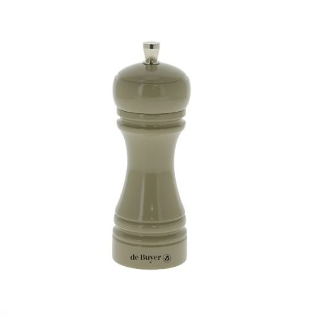 Мельница для перца h=14 см. бук, серо-коричневая De Buyer /1/6/