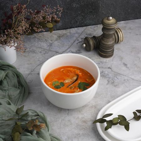 Салатник 900 мл d 15,3 см h9,2 см белый фарфор P.L. Proff Cuisine [6]