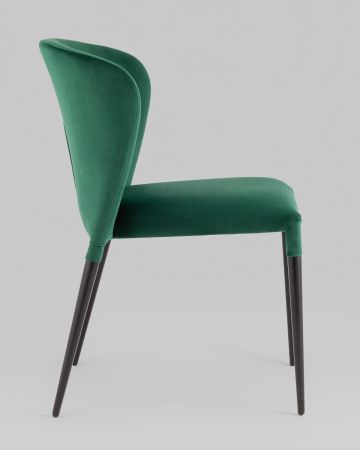 Стул Лори велюр зелёный