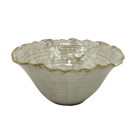 Салатник 500 мл d 15,5 см h7,5 см Gray Coral Flower Frutti di Mare P.L. [4]