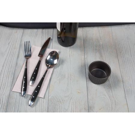 Соусник  90 мл d 7 см h4 см круглый фарфор Рамекин Black Raw Stellar P.L. Proff Cuisine [12]