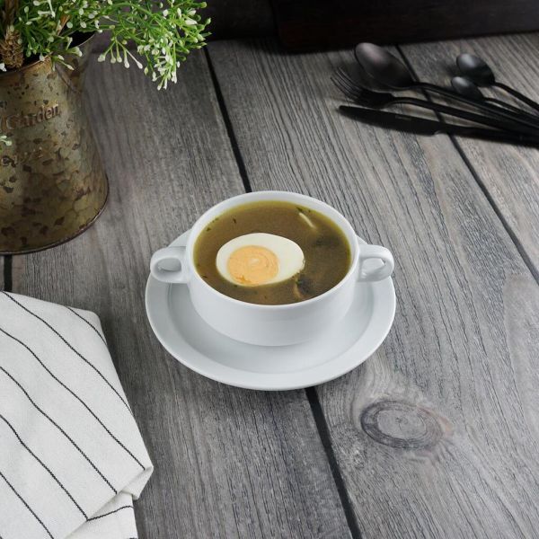 Бульонная пара 320 мл d 11 см h5,5 см белая Glory Eco Stackable P.L. Proff Cuisine [6]