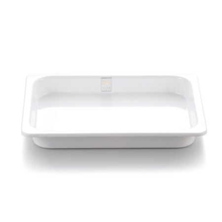 Гастроемкость 1/2 h40 мм пластик меламин 320*259*40 мм White P.L. Proff Cuisine