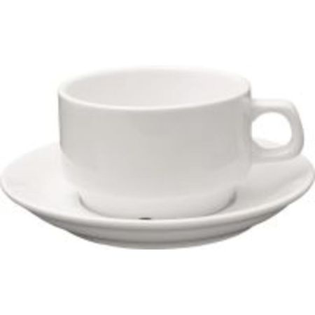 Чайная пара 250 мл белая d 9,5 см h6,2 см фарфор Stackable P.L. Proff Cuisine [6]