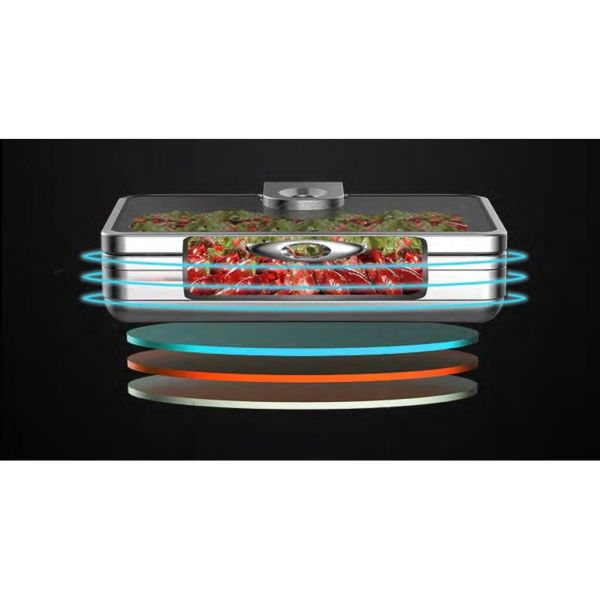 Мармит индукционный 5,5 л 2/3*65 с откидной крышкой и окном 41*48*15 см Burano SUNNEX