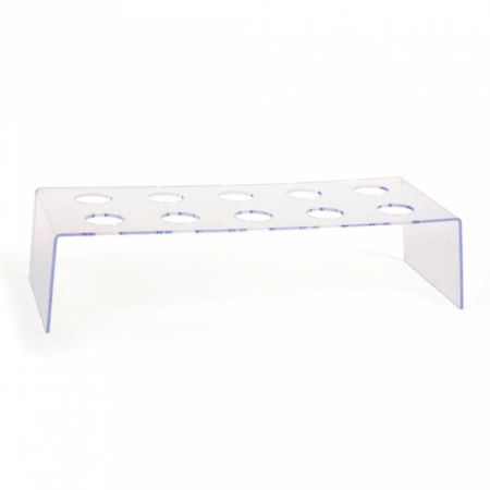 Подставка стойка для 10 фуршетных бокалов-флюте (конусы) 33,5*13*8 см пластик Garcia de Pou