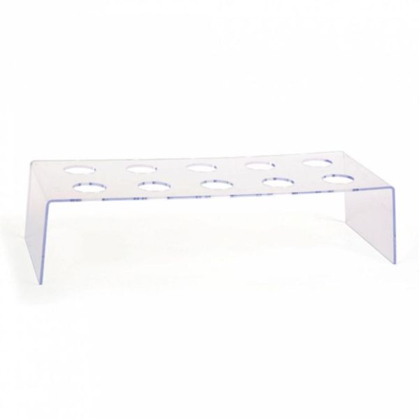 Подставка стойка для 10 фуршетных бокалов-флюте (конусы) 33,5*13*8 см пластик Garcia de Pou