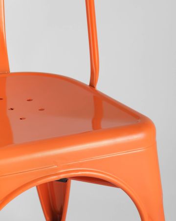 Стул TOLIX оранжевый глянцевый