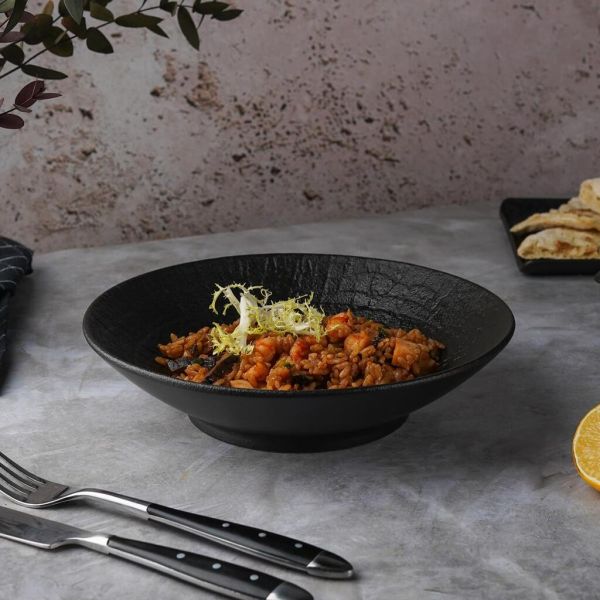 Салатник 900 мл d 22,5 см h5,4 см Black Raw Wood P.L. Proff Cuisine [3]