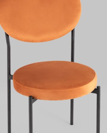 Стул Барбара NEW велюр терракотовый