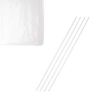 Трубочки 0,3*24 см прямые 1000 шт прозрачные пластик P.L.