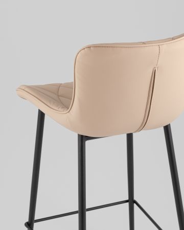 Стул полубарный Vault экокожа бежевый