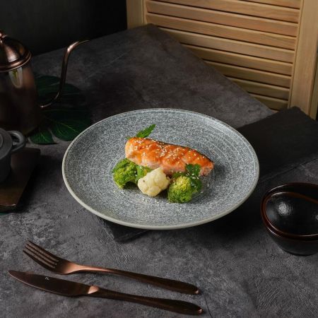 Тарелка d 26,7 см h3,5 см глазурь Glossy Stone Untouched Taiga P.L. Proff Cuisine [1]