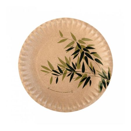 Тарелка Feel Green 23 см, картон, 100 шт, Garcia de PouИспания