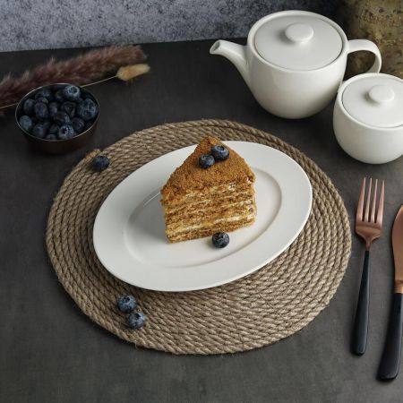 Блюдо овальное 24*18 см h2 см Fine Plus Noble [1]