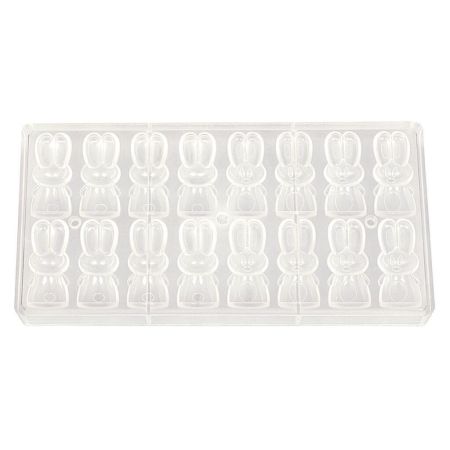 Пластиковая форма "Заяц" 16 ячеек 55*27*21 мм, P.L. Proff Cuisine