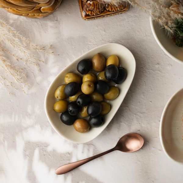 Блюдо овальное 16*10,5*3,2 см 140 мл Velho Island Ivory By Bone Innovation [6]