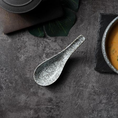 Ложка для мисосупа 20 мл 13*5*4,5 см глазурь Glossy Stone Untouched Taiga P.L. Proff Cuisine [1]