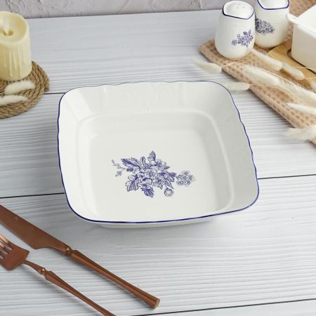 Салатник 800 мл 20*20 см h5,2 см квадратный Sea Flower P.L. Proff Cuisine [6]