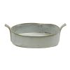 Блюдо овальное 19*11,5 см h4 см 400 мл Gray Oval Bucket с ручками Frutti di Mare P.L. [1]