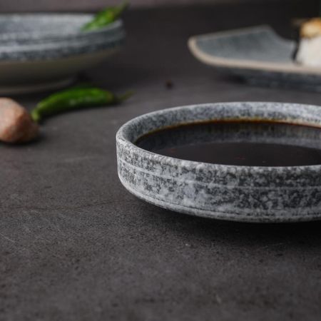 Соусник 60 мл d 8,8 см h2,3 см круглый Stone Untouched Taiga P.L. Proff Cuisine [1]