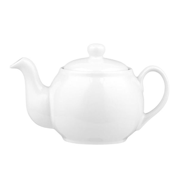 Чайник 500 мл с ситом d 10,8 см h11,2 см белый фарфор P.L. Proff Cuisine [1]