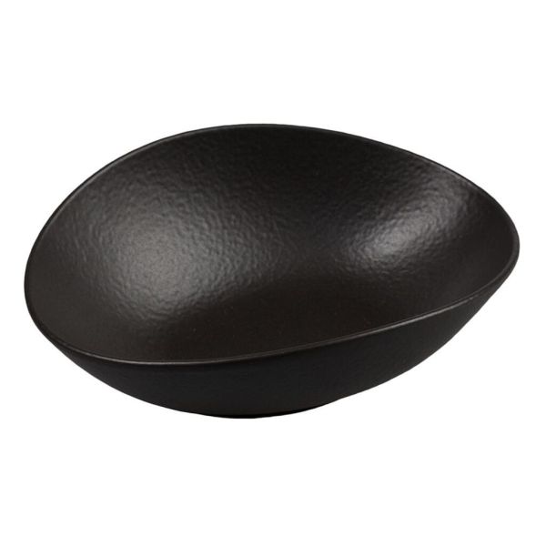 Салатник 450 мл 19*14,5 см h6,4 см Wave Up Smooth Black Raw Stellar P.L. Proff Cuisine [6]