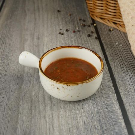 Соусник  70 мл d 7,5 см h3,5 см круглый с ручкой фарфор Elegance Sun P.L. Proff Cuisine [6]