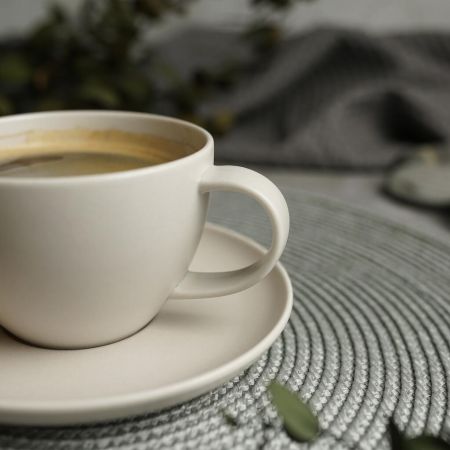 Чашка 200 мл чайная d 8,5 см h6 см Light Grey Noble [6]