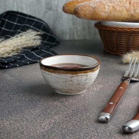 Соусник  80 мл d 7,4 см h3,7 см круглый фарфор Wood Fusion P.L. Proff Cuisine [6]