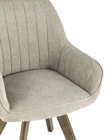 Стул вращающийся MANS латте 2 шт.