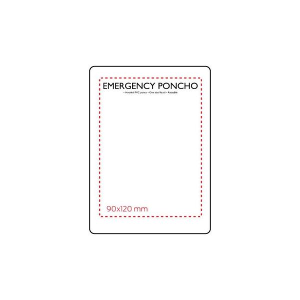 Дождевик-пончо сиреневый, PE 0.02 мм