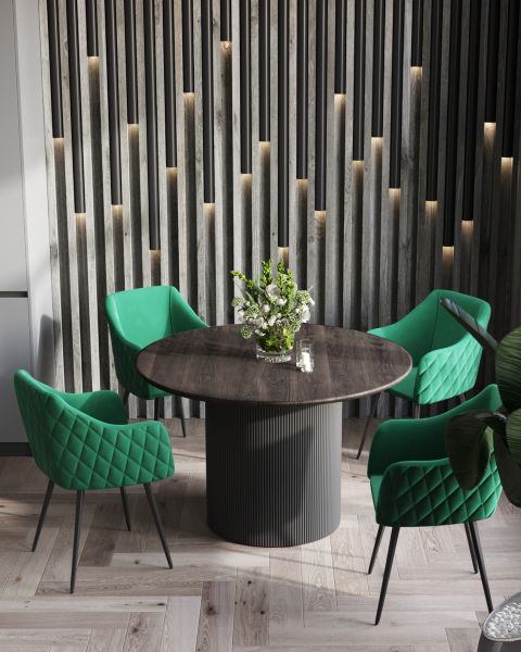 Стол обеденный Ballet 120*75 темное дерево