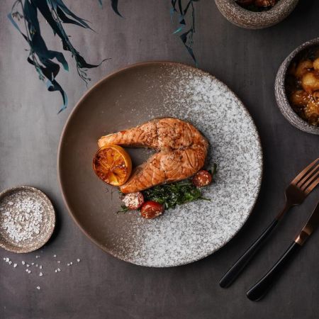 Тарелка d 26,5 см Brown Untouched Taiga P.L. Proff Cuisine [1]