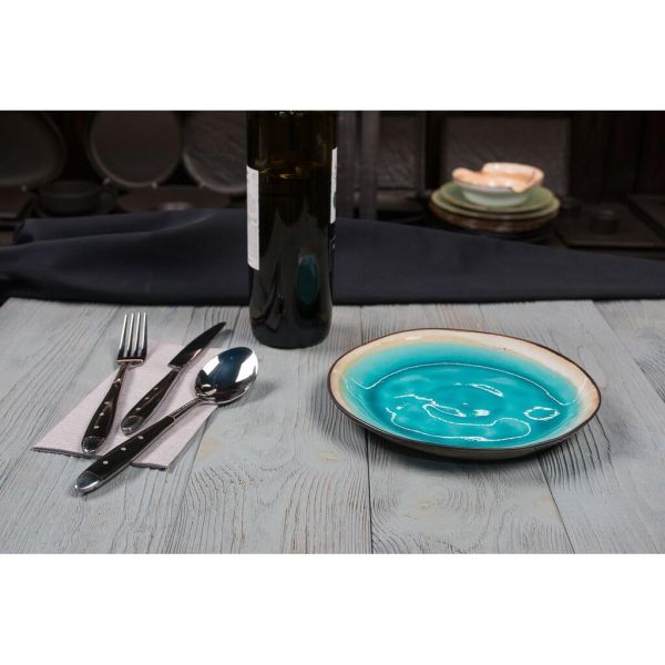 Тарелка d 20 см Blue Light Spider Silk Stockholm P.L. [6]