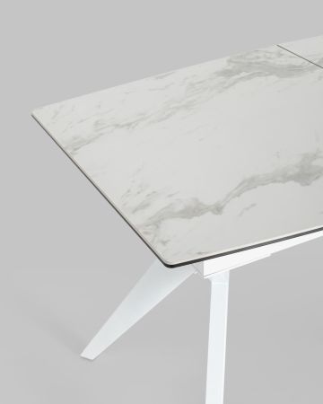 Стол обеденный Аркада раскладной 160-210*90 керамика светлая