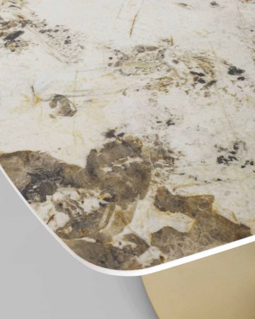 Стол обеденный Аврора 160*90 керамика светлая