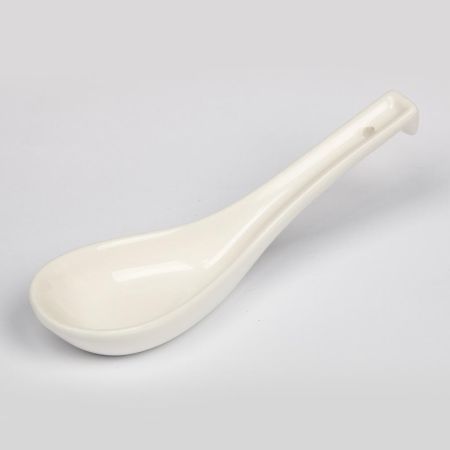 Ложка для мисосупа 15 см белая фарфор P.L. Proff Cuisine [20]