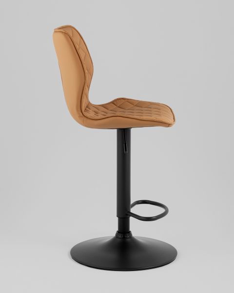 Стул барный Dome экокожа коричневый 2 шт