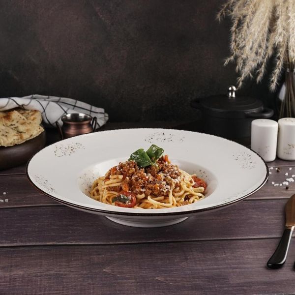 Тарелка глубокая 450 мл d 31 см h6,5 см Grace Noble [1]