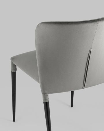 Стул Лори велюр серый