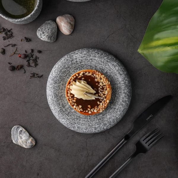 Блюдо круглое d 15,4 см h2,5 см Stone Untouched Taiga P.L. Proff Cuisine [1]